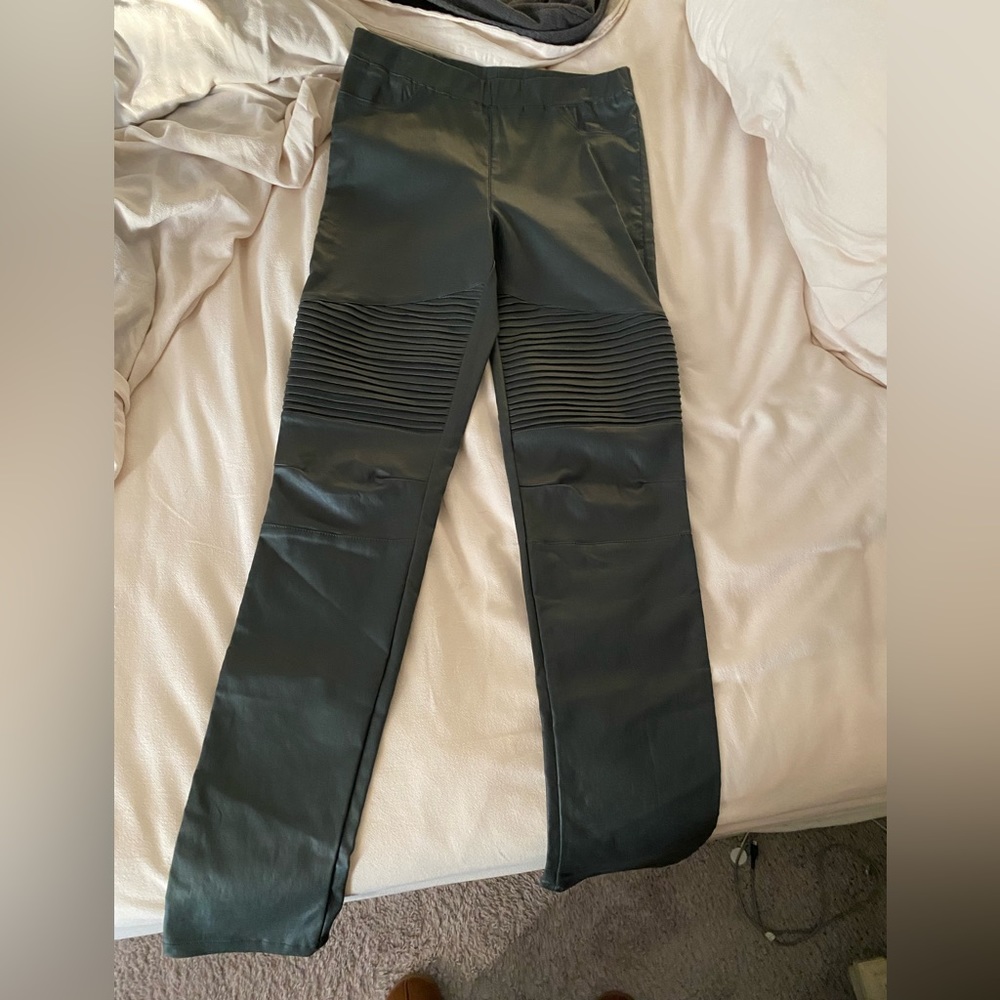 FABRIK PLEATHER MOTO PANTS